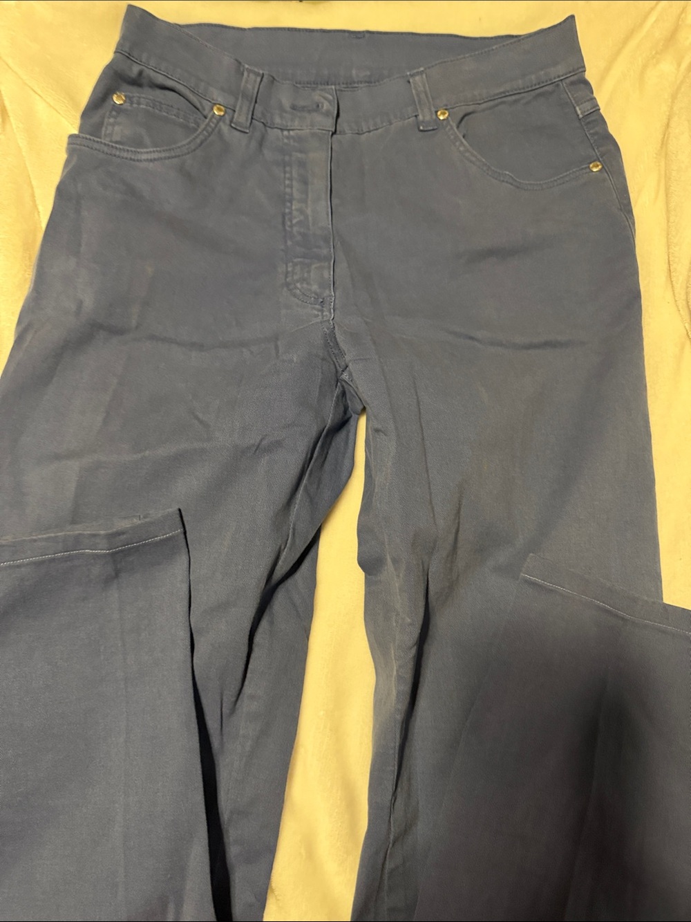 Piazza Sempione Women's Straight-Leg Jeans in Slate Blue